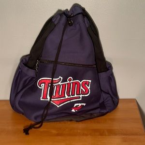 Minnesota Twins Cotton Navy Blue Backpack